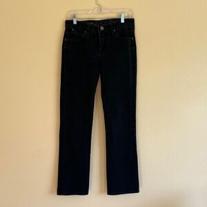 Wrangler Women's Q Baby Straight Leg Black Jeans, Western Wear, Size 5/6